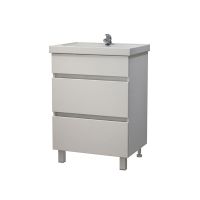 тумба Модерн 60 (Фостер 60) DB2 напольная, белая без умывальника 565х384х835 MFR79472WT — фото 1, Комоды и тумбы для ванной комнаты