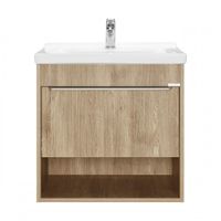 Тумба-умывальник ХОУП 60, 1 ящ., подвесная, орех (под раковину МИРАНДА 60) 1A287201HP6C0 — фото 5, Тумбы под раковину