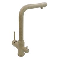 MILANO Смеситель д/кухни совмещенный с краном для питьевой воды, песочный камень арт-32660 — фото 5, Смесители для кухни