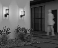 Настенный светильник (бра) Outdoor O452WL-01GFSR — фото 13, Уличное освещение