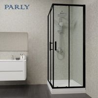 Ограждение VIVA90B N душевое Ceruttispa без поддона (90x90x195) — фото 295, Прямоугольные душевые уголки