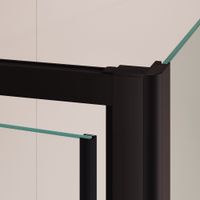 Душевой уголок RGW PA-078-1B (RGW PA-008B + Z-060-2B) 1000x800, профиль черный, стекло прозрачное, арт-3508078108-14 — фото 6, Прямоугольные душевые уголки