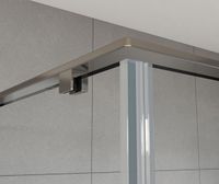 Душевой уголок Arno VSR-1A1013CL, 1300*1000, хром, стекло прозрачное — фото 2, Прямоугольные душевые уголки