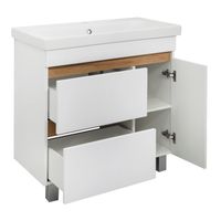 Тумба напольная с умывальником SYDNEY 80 /1дв+2ящ/ AQUA DE MARCO 5080WCSYD — фото 4, Тумбы с раковиной