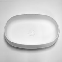 Раковина накладная ABBER Stein AS2632 белая матовая — фото 3, Раковины накладные