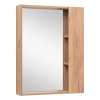 Зеркальный шкаф MELBOURNE 60 /универсальный/дуб/AQUA DE MARCO 1060WCMEL/V.2.0 — фото 4, Зеркальные шкафы в ванную