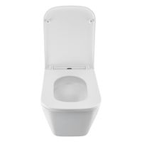 Унитаз подвесной Azario PRO 340х490х350 безободковый, слив "скрытое Торнадо", в комплекте с быстросъемным сидением микролифт (PRO-002 UQ3) арт-PRO-0002 UQ3 — фото 2, Подвесные унитазы