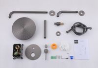 Товар: Душевая система ABBER Wasser Kreis AF8117NG скрытого монтажа с изливом, никель - фото 3 Душевая система ABBER Wasser Kreis AF8117NG скрытого монтажа с изливом, никель — фото 3, Встраиваемые душевые комплекты