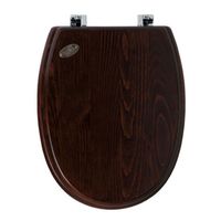 Сиденье с крышкой SIMAS ARCADE с микролифтом цвет орех AR008 — фото 1, Сиденья для унитаза