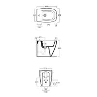 Товар: Биде SIMAS JUNIPER Напольное приставное с одним отверстием цвет белый JU04 - фото 5 Биде SIMAS JUNIPER Напольное приставное с одним отверстием цвет белый JU04 — фото 5, Биде напольные