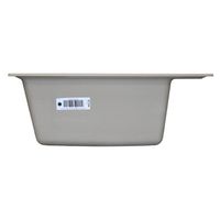 Кухонная мойка AZARIO Milas 480х420х197 кварцевая, прямоугольная, сифон в комплекте, цвет Песочный арт-CS00097666 — фото 3, Кухонные мойки