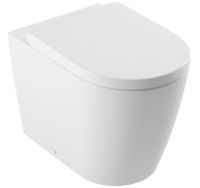 SMART Приставной унитаз со встр. форсункой биде с сиденьем-микролифт SM11BM+BetaSlim SM11SLBM — фото 1, Приставные унитазы