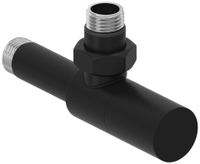 Вентиль Вентиль Сунержа угловой цилиндр (G 1/2" НР х G 1/2" НР) Матовый чёрный арт-31-1400-1212 — фото 3, Комплектующие для полотенцесушителей