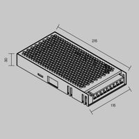 Товар: Источник напряжения Led Strip 831010 - фото 4 Источник напряжения Led Strip 831010 — фото 4, Комплектующие для освещения