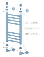 Уплотнительный элемент Набор для технического обслуживания No 2 Без покрытия арт-00-1561-0002 — фото 1, Комплектующие для полотенцесушителей