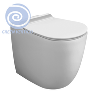 Унитаз SIMAS VIGNONI напольный приставной безободковый с вихревым смывом цвет белый VI01VERT — фото 1, Подвесные унитазы