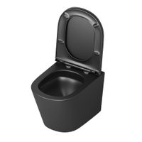 Товар: Унитаз подвесной Grossman (515х355х365) безободковый,черный матовый с тонкой крышкой,микролифт,смыв торнадо,1 место арт-GR-4478BMSQ - фото 6 Унитаз подвесной Grossman (515х355х365) безободковый,черный матовый с тонкой крышкой,микролифт,смыв торнадо,1 место арт-GR-4478BMSQ — фото 6, Подвесные унитазы