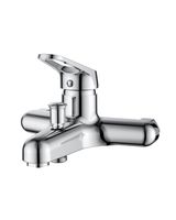 OneLife смеситель для ванны/душа однорычажный полимерный, хром арт-P11-100cr — фото 6, Смеситель для ванны