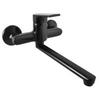 CO101.5/23CMAT COLORADO - смеситель кухонный настенный, ЧЕРНЫЙ МАТОВЫЙ — фото 1, Смесители для кухни