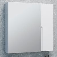 Зеркальный шкаф PALERMO 80 / AQUA DE MARCO 1080CPAL — фото 1, Зеркальные шкафы в ванную