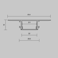 Товар: Профиль Led Strip 636019 - фото 2 Профиль Led Strip 636019 — фото 2, Комплектующие для освещения