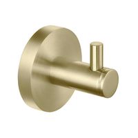 AQ4101BG ЕВРОПА крючок, шлиф. золото — фото 1, Крючки для полотенец