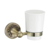 Стакан для ванной комнаты Rose RG1012Q, бронза — фото 1, Стаканы для зубных щеток