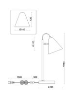 Настольный светильник Freya арт-FR8001TL-01WG — фото 4, Настольные лампы