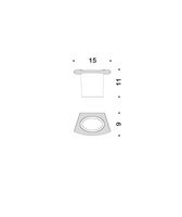 Стакан COLOMBO DESIGN LAND B2802 настенный цвет хром — фото 2, Стаканы для зубных щеток