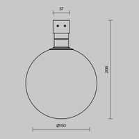 Товар: Уличный трековый светильник Outdoor O-TR01-2-S-9WW3K - фото 2 Уличный трековый светильник Outdoor O-TR01-2-S-9WW3K — фото 2, Уличное освещение
