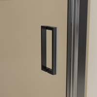 Душевая дверь RGW CL-14B 150x185, профиль черный, стекло прозрачное, арт-32091415-14 — фото 3, Раздвижные душевые двери