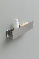 Полка Aquanet Магнум 40x12 сталь браш 00334110 — фото 9, Полки для ванной и душа