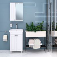 Товар: Зеркальный шкаф OSTIN 50 /левый/ AQUA DE MARCO 1050WCOST/L - фото 7 Зеркальный шкаф OSTIN 50 /левый/ AQUA DE MARCO 1050WCOST/L — фото 7, Зеркальные шкафы в ванную