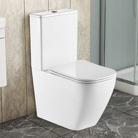 Унитаз-компакт Azario LEVANTO 620x380x830 напольный, безободковый в комплекте с бачком и сиденьем микролифт арт-AZ-1228A — фото 12, Напольные унитазы