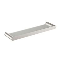 Полка стеклянная Timo Saona 13072/13 никель — фото 1, Полки для ванной и душа