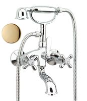 Смеситель для ванны Fiore MARGOT , золото арт-26OO0610 — фото 1, Смеситель для ванны