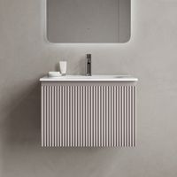 Тумба подвесная SANCOS Snob R 1.0 590х445х406, c одним ящиком оснащенным доводчиками, Doha Soft , арт. арт-SNR1.060SM — фото 1, Тумбы под раковину