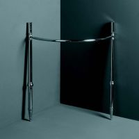 Консоль SIMAS ARCADE угловая напольная цвет хром 1011CR — фото 2, Консоли для раковины