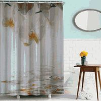 шторка д/в тканевая 180х180см "Созерцание" MZ-76 — фото 1, Шторки на ванну