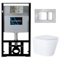 Товар: Сет AZARIO инсталляция + унитаз Teramo( круглый) с сидением микролифт + панель смыва, хром глянцевый арт-AZ-8010-1000+AZ-8200-0031+AZ-0053 - фото 9 Сет AZARIO инсталляция + унитаз Teramo( круглый) с сидением микролифт + панель смыва, хром глянцевый арт-AZ-8010-1000+AZ-8200-0031+AZ-0053 — фото 9, Комплекты унитаз + инсталляция