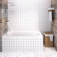 Ванна VERONA 170 см из литьевого мрамора NOVA GEL с металлическими ножками/ Aqua de Marco 1170WVER_GEL — фото 2, Ванны