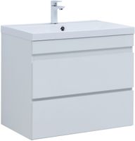 Тумба с раковиной Aquanet Нота new 75 цв.белый глянец 00335871 — фото 2, Тумбы с раковиной