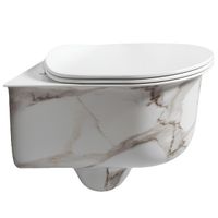 Биде Artceram CHIC подвесной с одним отверстием цвет calacatta арт-CHB001 94 00 — фото 1, Биде подвесные