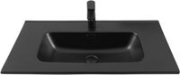 Раковина Aquanet Flat 80 черная матовая арт-00329255 — фото 3, Раковины встраиваемые сверху
