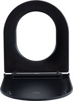 Сиденье для унитаза Aquanet Lake черный матовый арт-00316466 — фото 3, Сиденья для унитаза