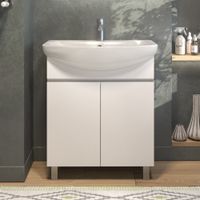 Тумба под раковину VIGO Wing 70 напольная белый (tn.WIN.BAL.70.2D белый) — фото 2, Тумбы под раковину