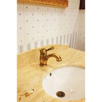 Смеситель Labe для раковины, высота 140 мм, бронзовый, L426.5SM — фото 1, Смесители для раковины