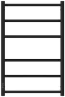 Полотенцесушитель электрический Стилье Формат 27 800х500 левый Матовый чёрный арт-31529-8050 — фото 1, Электрические полотенцесушители