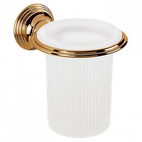 Стакан COLOMBO DESIGN HERMITAGE настенный цвет античная латунь арт-B3302.OA — фото 2, Стаканы для зубных щеток