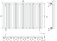 Товар: Отопительный радиатор Сунержа Кумир-0 500х820 12 секций Матовый чёрный арт-31-0340-5012 - фото 4 Отопительный радиатор Сунержа Кумир-0 500х820 12 секций Матовый чёрный арт-31-0340-5012 — фото 4, Радиаторы отопления